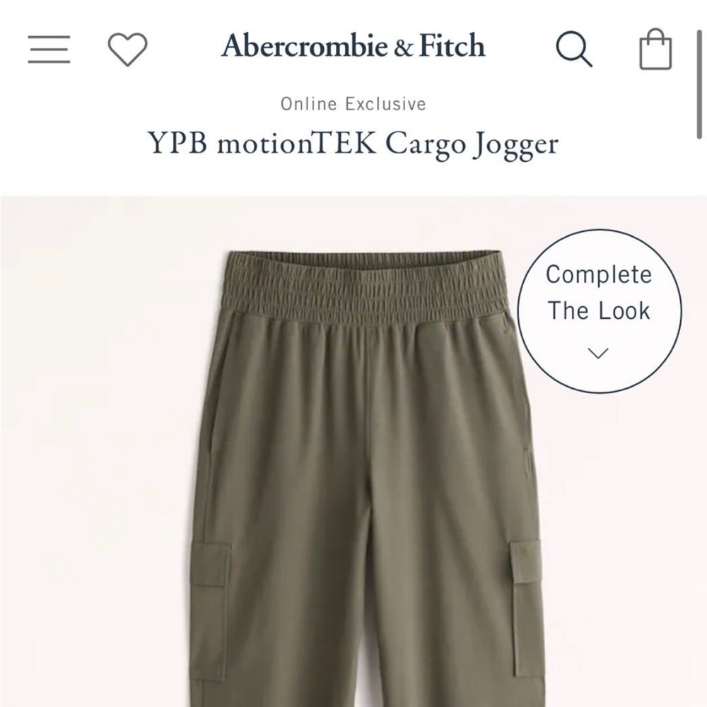 Abercrombie YPB motionTEK Cargo Jogger